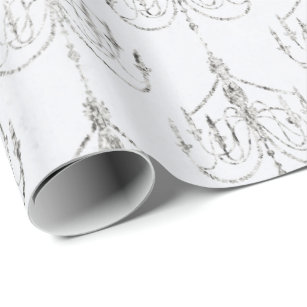 silver foil wrapping paper