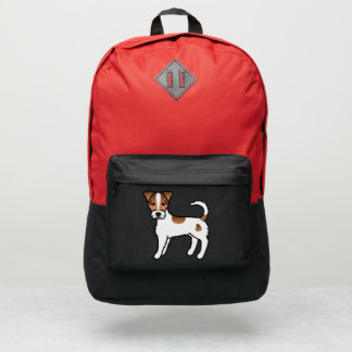 White And Tan Rough Coat Parson Russell Terrier Port Authority® Backpack