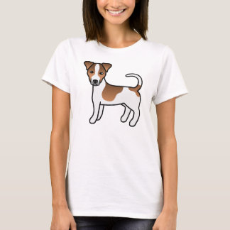 White And Tan Smooth Coat Jack Russell Terrier Dog T-Shirt