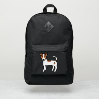 White And Tan Smooth Coat Parson Russell Terrier Port Authority® Backpack