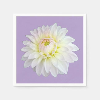 White and yellow flower napkins