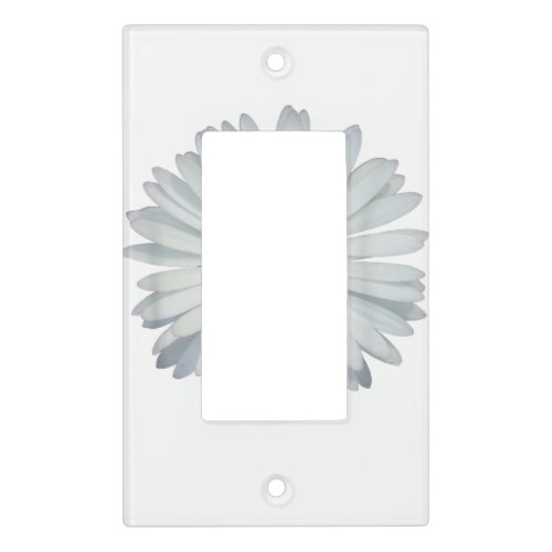 White and Yellow Heart Daisy T_Shirt Flower Rave  Light Switch Cover