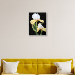 White and Yellow Irises Floral Foam Core Photo Tile
