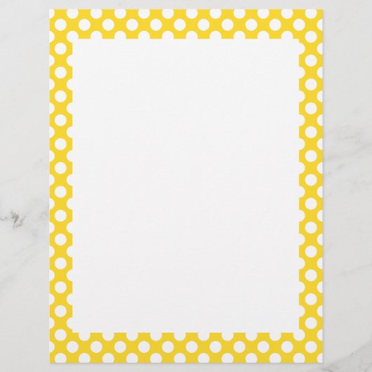 White and Yellow Polka Dot (Front)