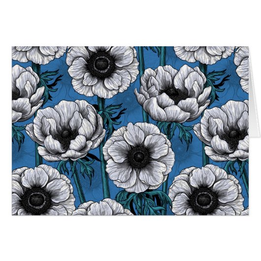 White anemone garden (Front Horizontal)