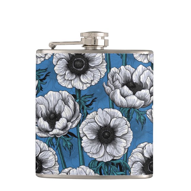 White anemone garden flask (Front)