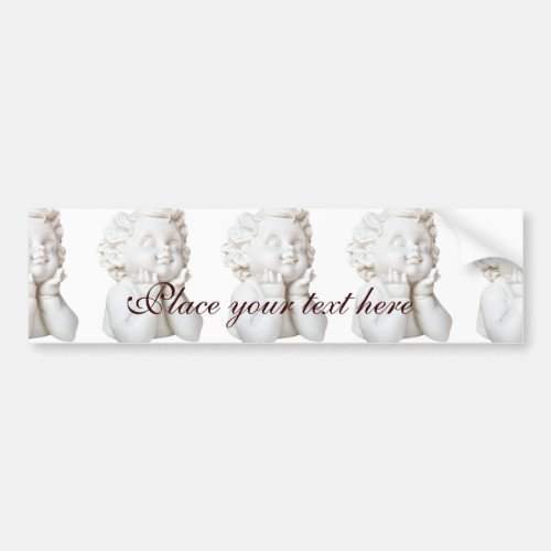 White Angel Bumper Sticker