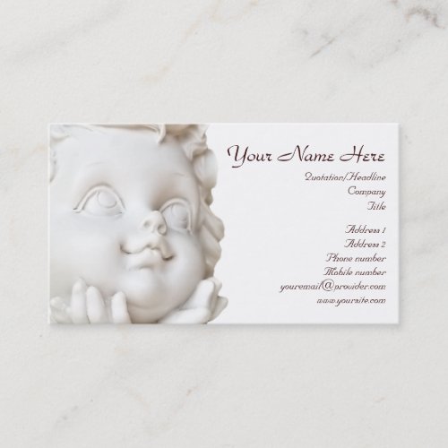 White Angel Business Card