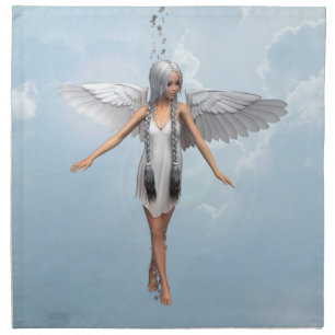 White Angel Cloth Napkin