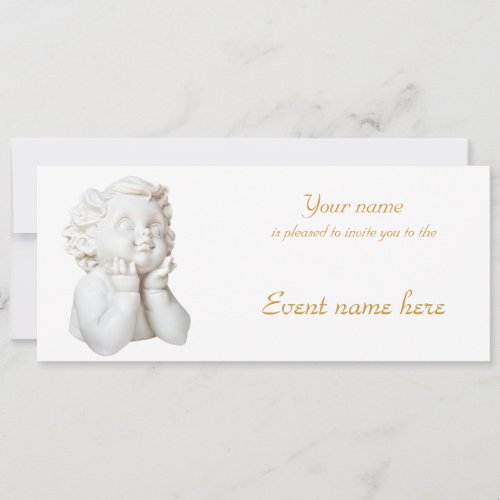 White Angel Invitation