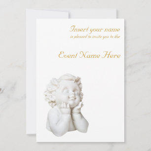 White Angel Invitation