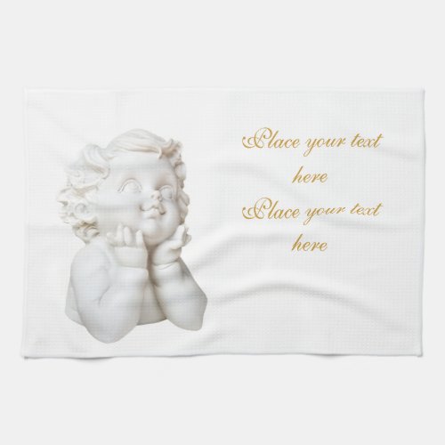 White Angel Kitchen Towel