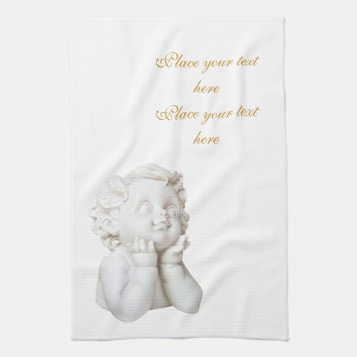 White Angel Kitchen Towel