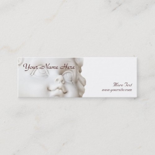 White Angel Mini Business Card