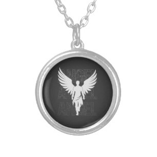 White Angel Silver Plated Necklace