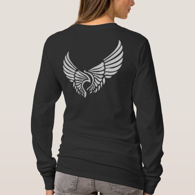 White Angel Wings T-Shirt (Back)