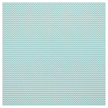 White Aqua Chevron Pattern Fabric by BestPatterns4u at Zazzle