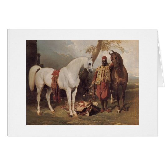 White Arabian Cards (Front Horizontal)
