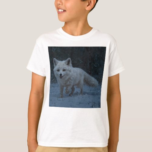 White Arctic Fox T_Shirt