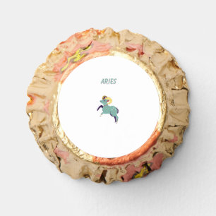 White Aries, zodiac, star sign print Reese's Peanut Butter Cups