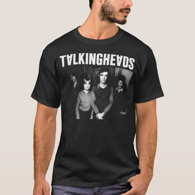 White Art Members - Talking Heads T Shirt (Front)