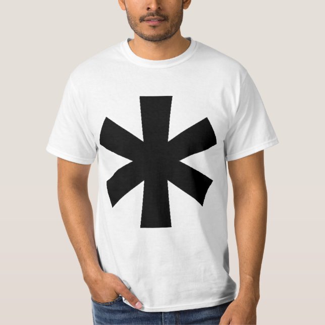 White Asterisk Tee (Front)