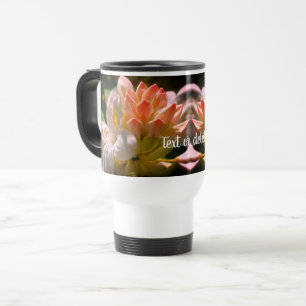 White Azalea Flower Personalized   Travel Mug