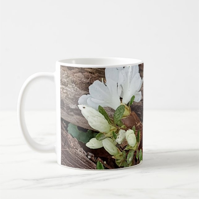 White Azalea Mug (Left)