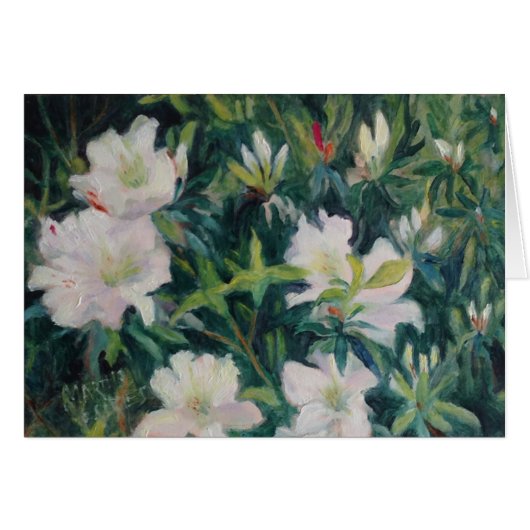 "White Azaleas" Cards (Front Horizontal)