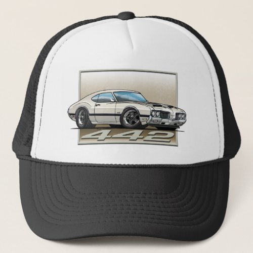 White_B_70_442 Trucker Hat