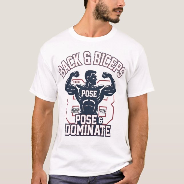 White Back&Biceps T-shirt (Front)