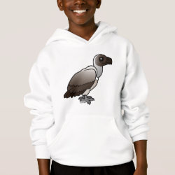 White-backed Vulture Girls' American Apparel Fine Jersey T-Shirt