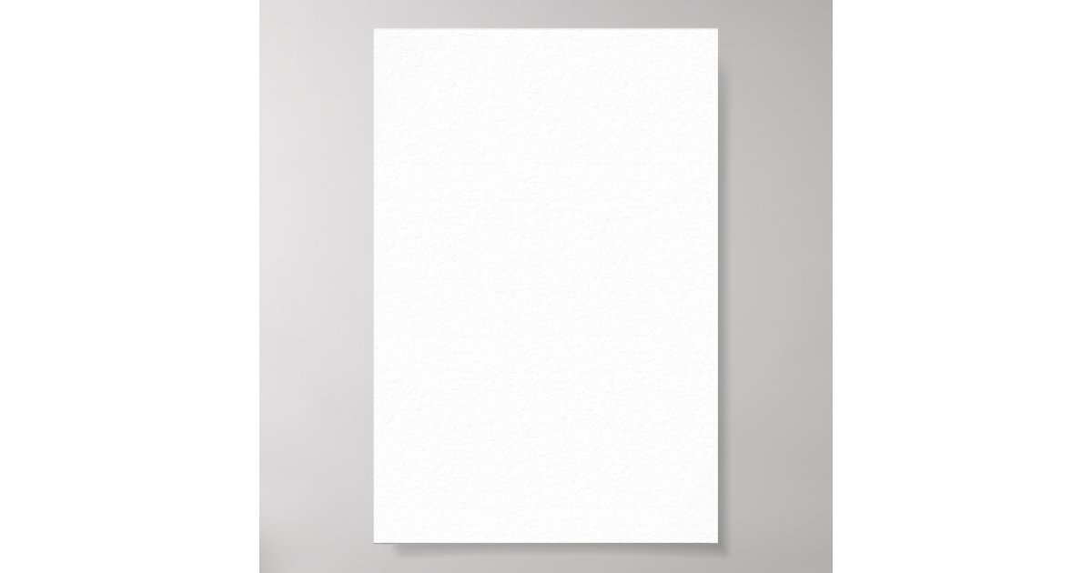 White Background on a Poster