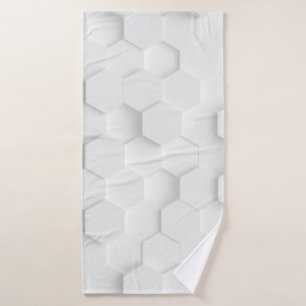 White background texture. 3d illustration, 3d ing. bath towel