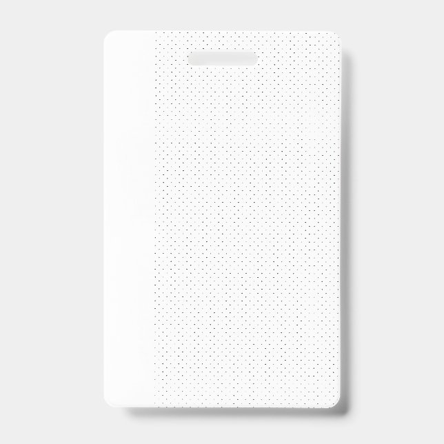 White background with a repeating pattern of small badge (Front)