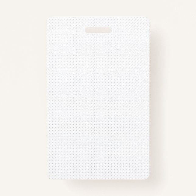 White background with a repeating pattern of small badge (Back)