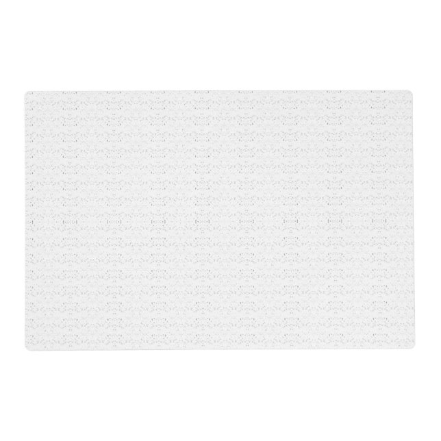 White background with a repeating pattern of small placemat (Front)