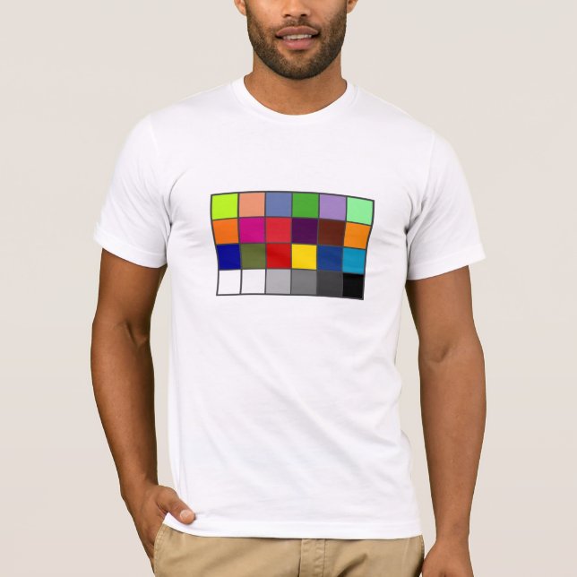 White Balance Color Chart T-Shirt (Front)