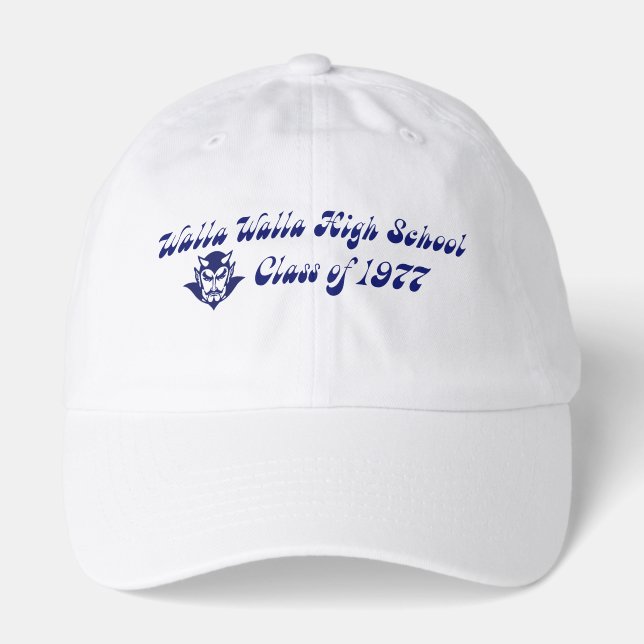 White ball cap - Horizontal logo (Front)