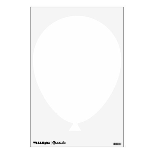 White Balloon Wall Decal Classic Home Wall Decor