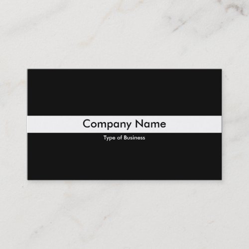 White Band _ Black Business Card