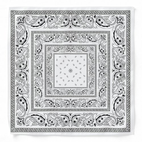 White Bandanarama Bandana