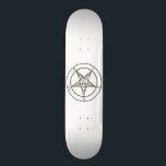 White Baphomet Skateboard<br><div class="desc">White Baphomet Skateboard</div>