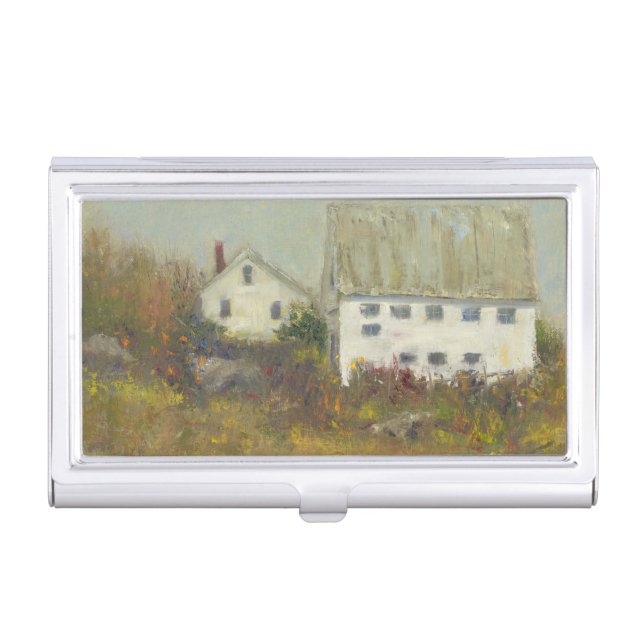 White Barn Business Card Case (Front)
