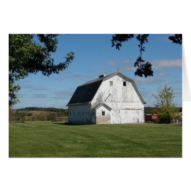 White Barn Cards (Front Horizontal)