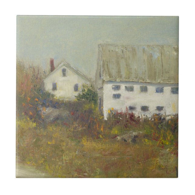 White Barn Ceramic Tile (Front)