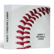 White Baseball Close-Up Card Collector 3 Ring Binder White Baseball Close-Up Card Collector 3 Ring Binder