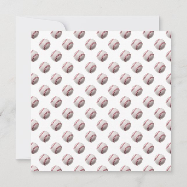 White Baseballs Background Baseball Balls Sport (Front)