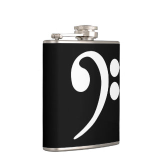 White Bass Clef Flask