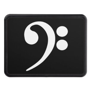 White Bass Clef Hitch Cover